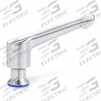 JW WINCO Adjustable Lever: SS, M6x1 Thread, 0.39 in Thread Lg, 70.4 mm Lg (MPN 305-63-M6-PL-H). Key specifications — Brand: JW WINCO.