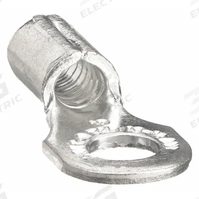 STA-KON Ring Terminal: Bare, #8 Stud Size, 12 AWG to 10 AWG Wire Sizes - Non-Insulated Ring Terminals