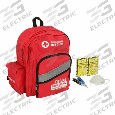 AMERICAN RED CROSS First Aid Kit: 184 Components, Backpack - Emergency Survival Kits