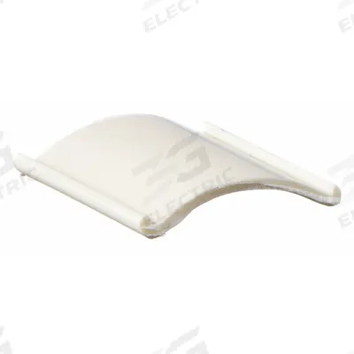 LEGRAND Wire Clip: 400, 1 in Wd, 1/2 in Ht, Plastic - Wire Clips for Nonmetallic Single-Channel Raceways
