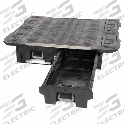 DECKED Truck or Van Storage Drawer: HDPE, 12 in Ht, 71 19/32 in Wd, 75 in Dp, 2 Drawers - HDPE Bed-Mount Storage Drawers