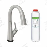 ELKAY Faucet: Brass, Single-Post, Deck, 1 Mounting Holes, 1.5 gpm Flow Rate, Lustrous Steel, Lever (MPN LKAV7051FLS). Key specifications — Brand: ELKAY.