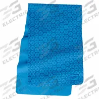 MILWAUKEE Cooling Towel: Blue, Universal, PVA, Evaporative-Cooling (MPN 48-73-4540). Key specifications — Maximum Cooling Time: Up to 4 hr; Pattern: Snowflake; Color: Blue; Material: PVA; Closure Type: No Closure; Cooling Method: Water Emersion; Brand: MILWAUKEE; Headwear Type: Evaporative-Cooling.