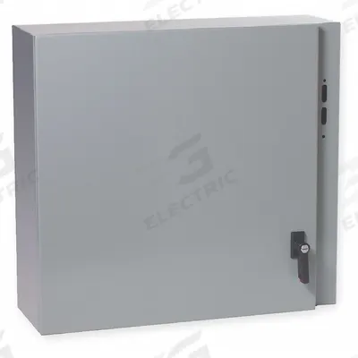 WIEGMANN Disconnect Enclosure: NEMA 12/13/3R/4, Powder-Coated Steel, 36 in x 26 in x 8 in - Disconnect Switch Electrical Enclosures