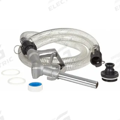 ACTION PUMP Discharge Hose Kit: 1 in FNPT, 1 in Male Camlock, 8 ft Hose Lg - Drum Pump Discharge Hose Kits