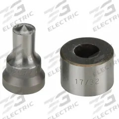 ENERPAC Punch and Die Set: 7/16 in Bolt Size (In.), 0.44 Cold Rolled C-1018, 0.5 in Boilerplate (MPN SPD531)