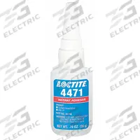 LOCTITE Instant Adhesive: 4471, Plastics, 0.7 fl oz, Bottle, Clear, Thin Liquid, 50 g/L and Under (MPN 158530). Key specifications — Series: 4471; Standards: 29 CFR 1910.1200; Primary Applications: Plastics; Materials Bonded: Wood; Brand: LOCTITE; Secondary Compatible Materials: Fabric and Foam.