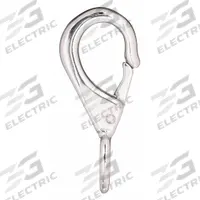 LUCKY LINE PRODUCTS Spring Snap: 1 Snaps, Solid Gate, Zinc, 5/16 in Opening Size (MPN 4FCR6). Key specifications — Application Restrictions: Not For Lifting; Brand: LUCKY LINE PRODUCTS; Opening Type: Solid Gate.