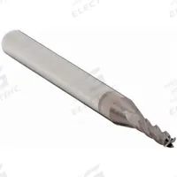 APPROVED VENDOR Square End Mill: Carbide, TiCN Coated, 4 Flute, 2.5 mm Mill Dia, 9.5 mm LOC (MPN 206-001300C)