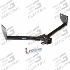 REESE Step Bumper Receiver: III, 3,500 lb Gross Trailer Wt Capacity, 350 lb Tongue Wt, Steel (MPN 75659). Key specifications — Finish: Powder Coated; Drilling Required: No; Vehicle Make: Honda; Vehicle Model: Element; Brand: REESE.
