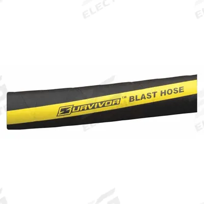 CONTINENTAL Material Hose: 1/2 in Hose Inside Dia., 50 ft Hose Lg, 150 psi, SBR - Rubber Blend Bulk Material-Handling Hoses with SBR Cover