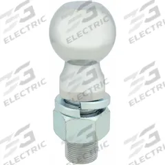 REESE Trailer Hitch Ball: V, 14,000 lb Gross Vehicle Wt Capacity, 2 5/16 in Ball Dia, Steel, Chrome (MPN 7028500). Key specifications — Finish: Chrome; Brand: REESE; Ball Type: Interlock; Material: Steel.