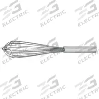 CRESTWARE Whip: 10 in Overall Lg, Stainless Steel Handle, Silver Handle, Silver (MPN FW10). Key specifications — Brand: CRESTWARE; Dishwasher Safe: No; Handle Material: Stainless Steel; NSF Certified: No; Handle Color: Silver.