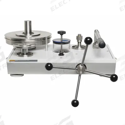 FLUKE Hydraulic Deadweight Tester: Hydraulic Deadweight Tester, AC Adapter, Adapters - Oil-Operated Dual PCU Hydraulic Deadweight Testers