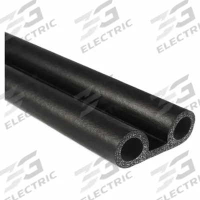 TRIM LOK Weather Seal: Double Bulb, Self-Adhesive Mounting, Std, EPDM, 200 ft Overall Lg - Foam Rubber Lid Seals