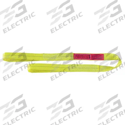 LIFT-ALL Web Sling: Type 3, Polyester, 12 ft Sling Lg, 8 1/2 in Eye Lg - Light-Use Polyester Flat-Eye Web Slings