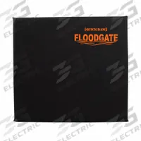 QUICK DAM Doorway Flood Barrier: Fresh Water/Saltwater, 26 in Overall Ht, 40 in Overall Wd (MPN QDFG40). Key specifications — Color: Black; Material: Steel; Includes: Sleeve; Brand: QUICK DAM; For Opening Type: Doorway; For Water Salinity: Saltwater.