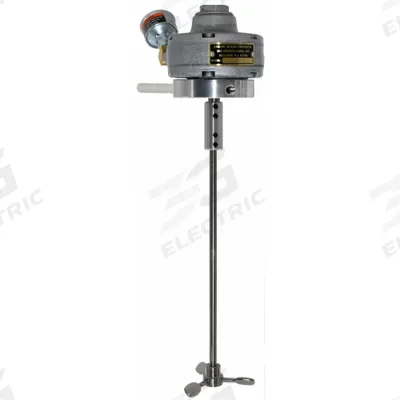 ARROW MIXING PRODUCTS Laboratory Mixer: Top, Clamp/Stand, 1/4 in Male NPT Inlet, NPT, 3 Blades - Air-Powered Propeller Mixers