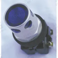 EATON Extended Push Button: Blue, 30 mm Mounting Size, Non-Metallic, Momentary (MPN HT8GDBL1). Key specifications — Brand: EATON; Action: Momentary; Series: HT800; Push Button Material Type: Non-Metallic.