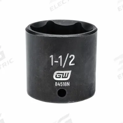 GEARWRENCH General Purpose Impact Sockets: 1/2 in Drive Size, SAE, 1 1/2 in Socket Size - 1/2" Drive Impact Sockets