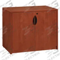 REGENCY Storage Cabinet: Cherry, Laminate/PVC, 29 in Overall Ht, 35 in Overall Wd, 24 in Overall Dp (MPN LSC2935CH). Key specifications — Material: PVC; Brand: REGENCY; Color: Cherry; Locking: Yes.