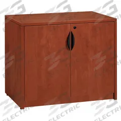 REGENCY Storage Cabinet: Cherry, Laminate/PVC, 29 in Overall Ht, 35 in Overall Wd, 24 in Overall Dp (MPN LSC2935CH). Key specifications — Material: PVC; Brand: REGENCY; Color: Cherry; Locking: Yes.