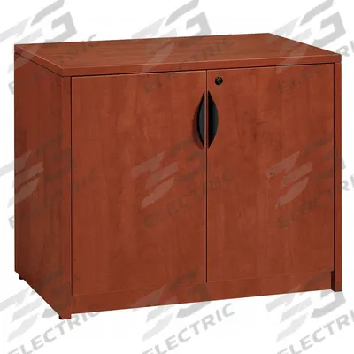 REGENCY Storage Cabinet: Cherry, Laminate/PVC, 29 in Overall Ht, 35 in Overall Wd - Desk Height Storage Cabinets