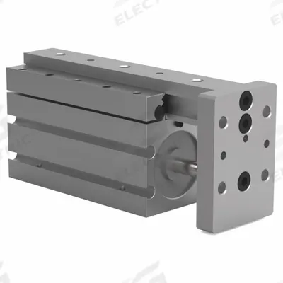 DE-STA-CO Mini Power Slide: 38 mm Stroke Lg, 19.1 mm Bore Dia, Mfr Part # MPS-2M-3 - Pneumatic Linear Ball Rail Slides