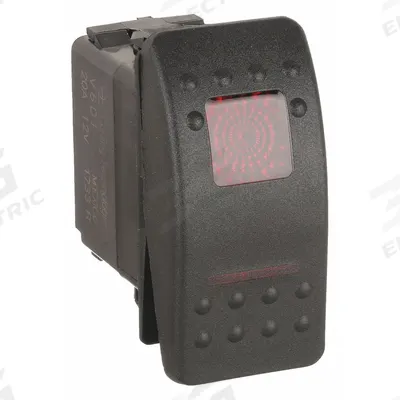CARLING TECHNOLOGIES Lighted Rocker Switch: 3 Positions, SPDT, On/Off/On - Environmentally Sealed Rocker Switches
