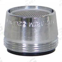KISSLER Outlet: 2.2 gpm Flow Rate, Aerated Flow Outlet, Metal, Chrome Finish, Dual (MPN AB83-X010). Key specifications — Material: Metal; Product Type: Outlet; Connection Size: 55/64"-27; Brand: KISSLER.