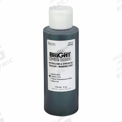 KINGSCOTE Dye Tracer Liquid: Yellow, Water Tracing Dye, 100-200 gallons per ounce of dye - Tracer Dye Liquids