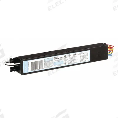 ADVANCE Fluorescent Ballast: 120 to 277V AC, 1/2 Lamps Supported - Programmed Rapid Start Electronic Fluorescent Ballasts