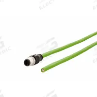METZ CONNECT M12 Cable: Cat5/PROFINET, M12 Plug Male Straight x Bare Wire, 10 m Lg, PUR, Green, D (MPN 142M1D10100). Key specifications — Brand: METZ CONNECT; Cable Jacket Color: Green; End 1 Coding: D; End 2 Coding: D; IP Rating: IPX8; Performance Category: Cat5; PROFINET.