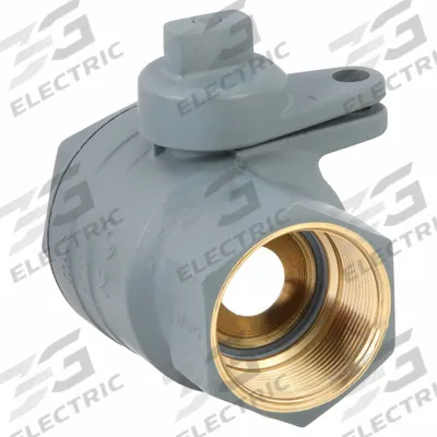 JOMAR VALVE Manual Two-Way Ball Valve: 2 in, Brass, Straight, FNPT x FNPT - Brass Ball Valves