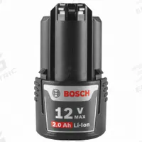 BOSCH Battery: 2 Ah, Battery Included, 12V DC (MPN BAT414). Key specifications — attr1278107: Not Oil-Resistant.