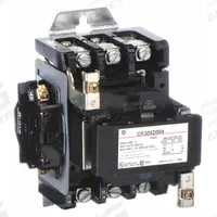 GE NEMA Magnetic Contactor: Non-Reversing, 3 Poles, NEMA Size 2, 45 A, 480V AC (MPN CR305D004). Key specifications — Brand: GE.
