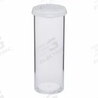 APPROVED VENDOR Vial with Cap: Sample, Polystyrene, 55.45 mL, 36.5 mm Body Dia, Non-Sterile, Round (MPN VIAL-15C). Key specifications — Self-Standing: Self-Standing; Brand: APPROVED VENDOR; Vial Type: Sample; Body Color: Colorless; Includes Closure: Yes; Bottom Shape: Round; Thread Location: External.