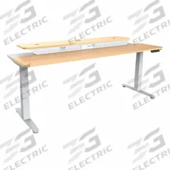 VERSADESK Electric Sit-Stand Desk: Maple, Wood, 72 in Overall Wd, 30 in Overall Dp, Laminate/Steel (MPN VT1377230-03-04). Key specifications — attr989930: White; attr989931: Laminate; attr989903: VERSADESK; attr989914: Maple; attr989916: Wood.
