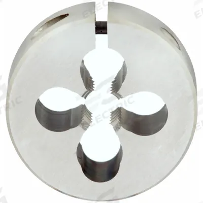 OSG Round Threading Die: #4-36 UNS, 13/16 in OD, Solid, High Speed Steel (MPN 2726900) - Solid Round Threading Dies
