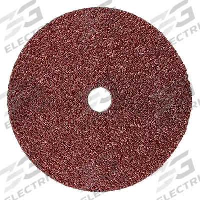 3M CUBITRON II Deadlatch Hardware: 4" x 5/8", Ceramic, 36 Grit, 982C - Cool-Cutting Fiber Discs for Carbon Steel & Soft Metals