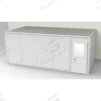 PORTA-FAB Modular In-Plant Office: 20 ft x 10 ft x 8 ft, 3 Walls, Vinyl-Covered Drywall, Gray (MPN GV1020G-3). Key specifications — Brand: PORTA-FAB; Sound Transmission Coefficient: STC 31; Frame Material: Steel.