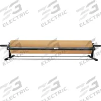 ENCORE PACKAGING Kraft Paper Dispenser: Mounted, For 36 in Roll Wd, 42 in Overall Wd, 1 Rolls, Black (MPN EP-5920-36). Key specifications — Dispenser Mobility: Mounted; Dispenser Orientation: Horizontal; Color: Black; Brand: ENCORE PACKAGING; Packaging Dispenser Mount Type: Wall.