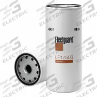 FLEETGUARD Automotive Oil Filter: 11 3/8 in Overall Ht, 18 11/16 in Overall Lg, 14 5/8 in Overall Wd (MPN LF17503). Key specifications — Brand: FLEETGUARD; Compatible Vehicle Make: Zoomlion; Media Material: Cellulose.
