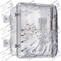 STI Hornstrobe Damage Stppr,4 Inch Enc Bkbx: Polycarbonate, 8 1/2 in Overall Dp, 6 1/2 in Overall Lg (MPN STI-1210A). Key specifications — Manufacturer Part Number: STI-1210A; Brand: STI; Color: Clear; For Location: Indoor; For Use With: Horn or Strobe; Includes: Mounting Hardware; Mounting Location: Wall Mount; Mounting Style: Surface Mount.