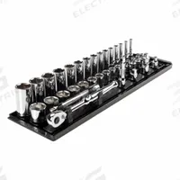 TEKTON Socket and Ratchet Set: 3/8 in Drive, 36 Piece, 12-Point, SAE, 1/4 in to 1 in (MPN SKT13101). Key specifications — attr1224269: 3/8 in; attr1204638: Drive Tools Included; attr1227399: Inch Socket and Ratchet Set; attr1204650: 1/4 in to 1 in; attr1204673: Socket Bits Not Included; attr1204681: Wrenches Not Included; attr1204688: TEKTON; attr1224230: Friction.
