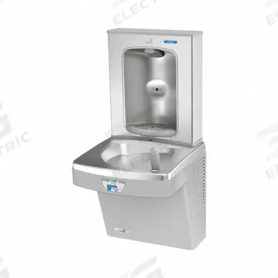 OASIS Drinking Fountain with Bottle Filler: On-Wall, 8 gph @ 50°F, Touchless Sensor - On-Wall Single Drinking Fountains with Bottle Fillers