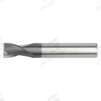 WIDIA HANITA Square End Mill: Carbide, 2 Flute, 1/2" Mill Dia, 2" LOC, 4" OAL (MPN I2S0500W200L)