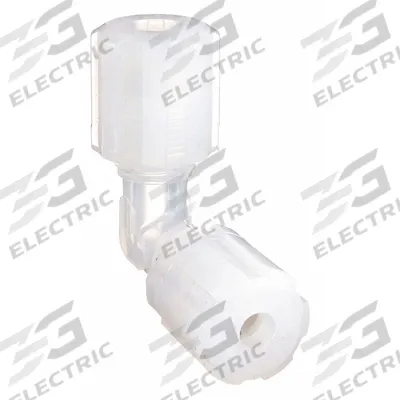 PARGRIP Compression Fitting Elbow: 3/8 in OD x 1/4 in OD Size, Compression x Compression - PFA Compression Tube Fittings