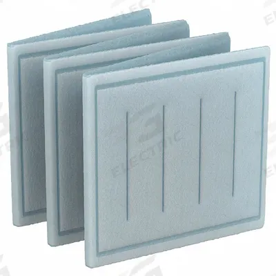 GRAINGER Link Air Filter: 25 in x 18 in x 1 in, 18 in Section Wd, 6 Sections, 3 Ply - MERV 8 Link Air Filters