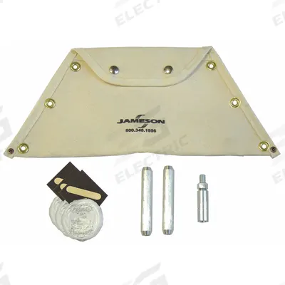 JAMESON Replacement Ferrules: 8 in Lg - Replacement Fish Tape Eyelets